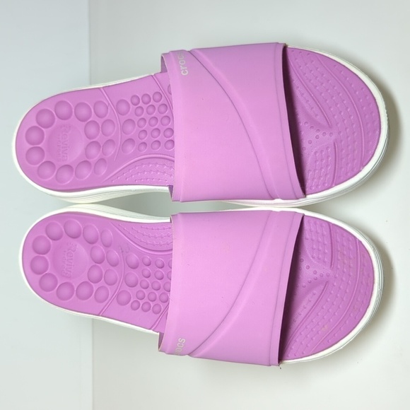 Crocs Revival slip on slides woman's size 9 - Picture 3 of 14